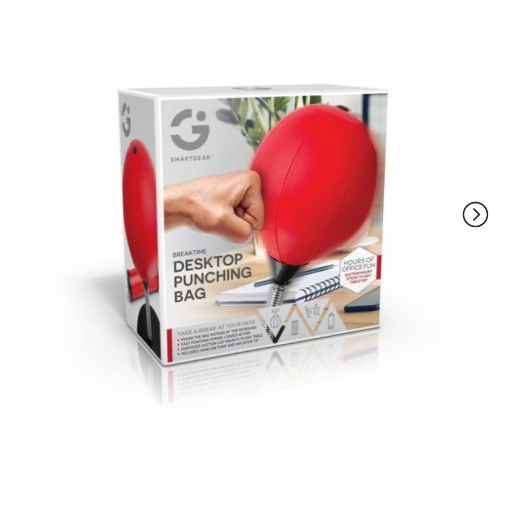Desktop punching bag